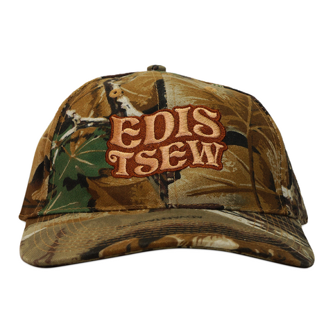1 OF 1 EMBROIDERED "EDISTSEW LOGO" LEAFY CAMO HAT + MYSTERY SHIRT