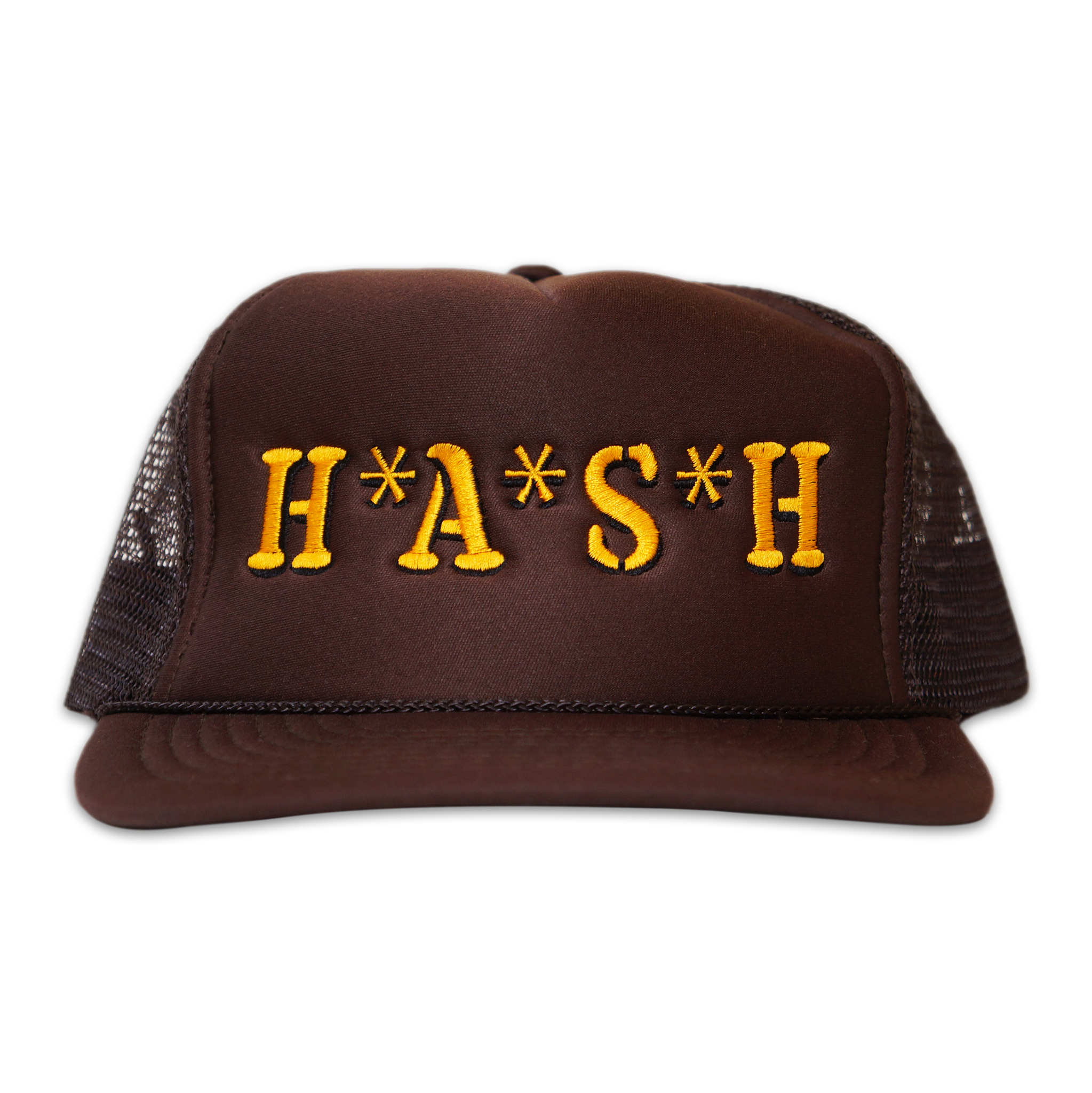 VINTAGE BROWN "HASH MASH" MESH TRUCKER CAP