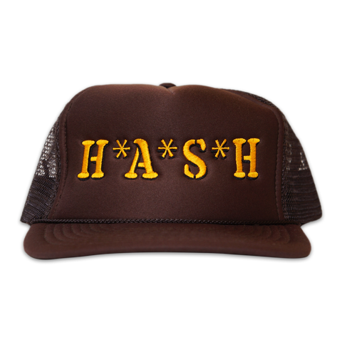 VINTAGE BROWN "HASH MASH" MESH TRUCKER CAP