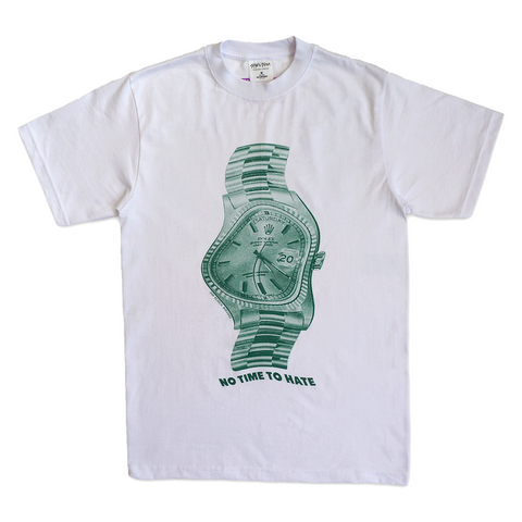 "NO TIME TO HATE" SS TEE 2024 "WHITE"