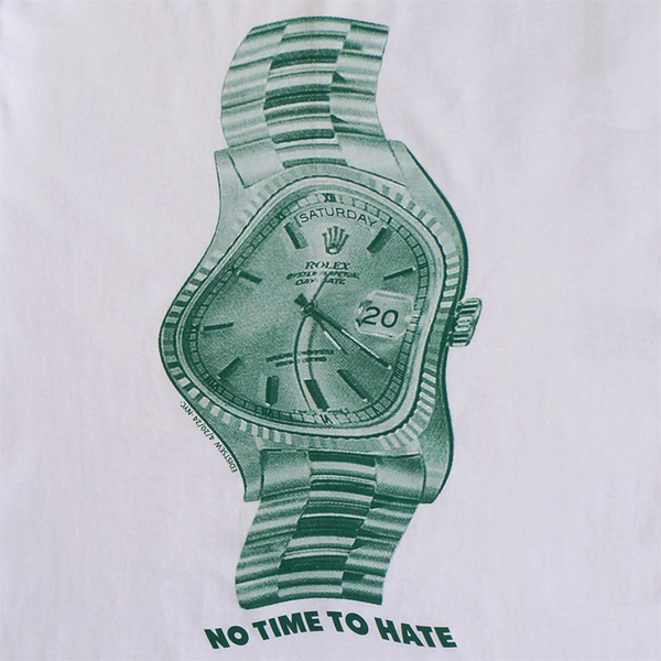"NO TIME TO HATE" SS TEE 2024 "WHITE"
