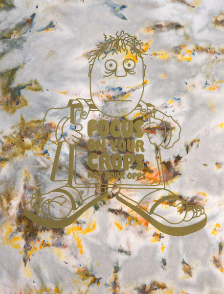 1 OF 1 "FOCUS ON YOUR CROPS" ICE DYE SS TEE 4