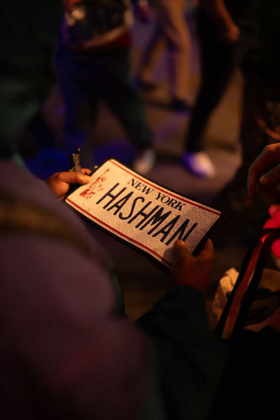 H@$HM@N LICENSE PLATE MOODMAT
