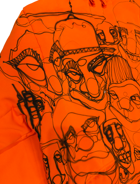 1 OF 1 VINTAGE AIRBRUSH TSEW CHARACTERS HUNTING JACKET