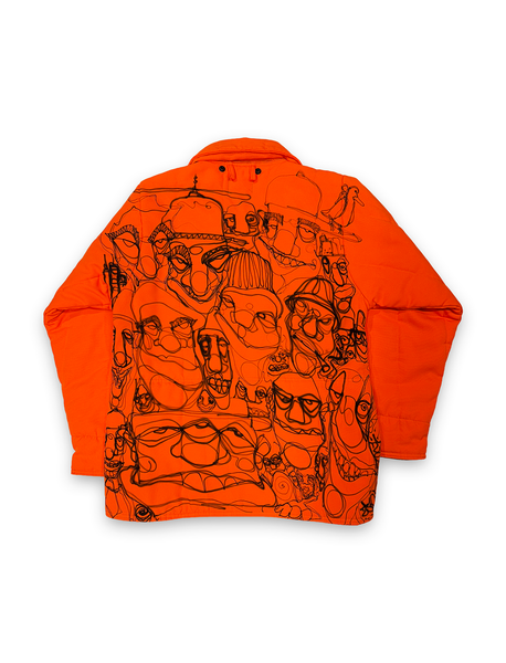 1 OF 1 VINTAGE AIRBRUSH TSEW CHARACTERS HUNTING JACKET