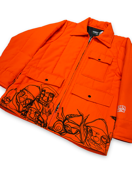 1 OF 1 VINTAGE AIRBRUSH TSEW CHARACTERS HUNTING JACKET