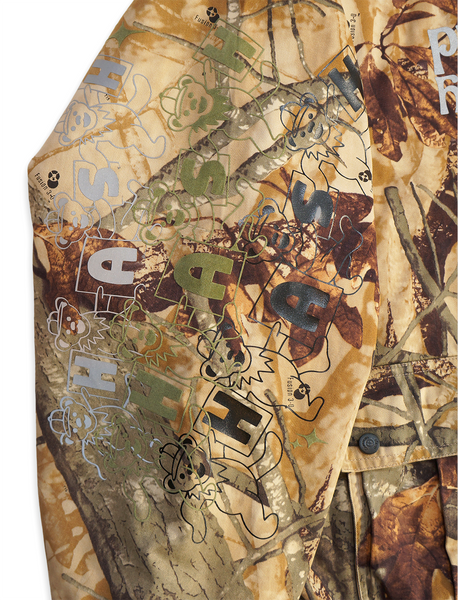 1 OF 1 "EDISTSEW X ALL MY HATS ARE DEAD" PHENO HUNTER CAMO JACKET