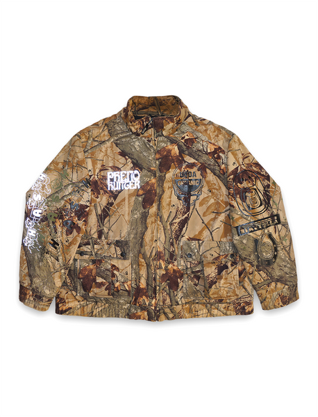 1 OF 1 "EDISTSEW X ALL MY HATS ARE DEAD" PHENO HUNTER CAMO JACKET