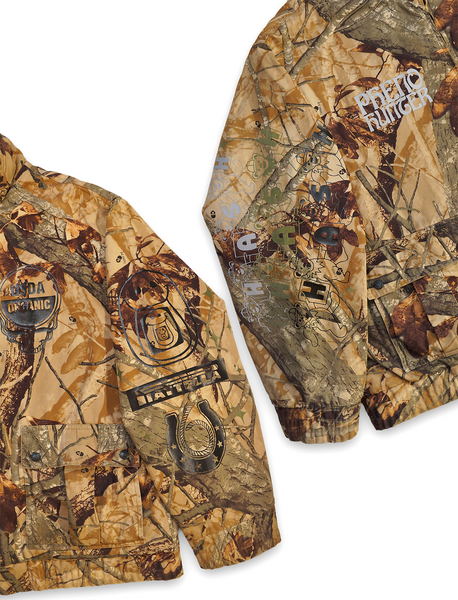 1 OF 1 "EDISTSEW X ALL MY HATS ARE DEAD" PHENO HUNTER CAMO JACKET