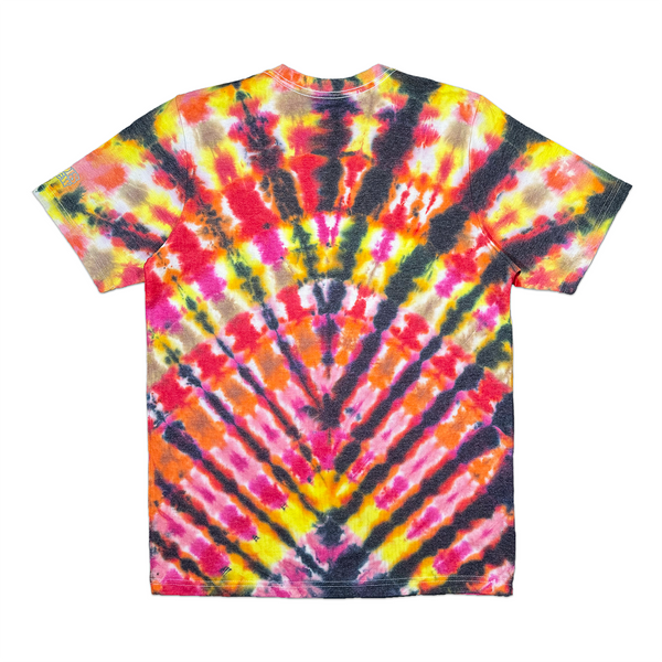 TIE DYE SS DICKIES POCKET TEE - MEDIUM