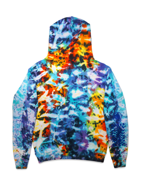 HEAVYWEIGHT MADE IN USA "FOCUS ON YOUR CROPS" HOODIE (TROPICAL STORM) SMALL