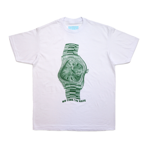"NO TIME TO HATE" SS TEE 2025 "WHITE"