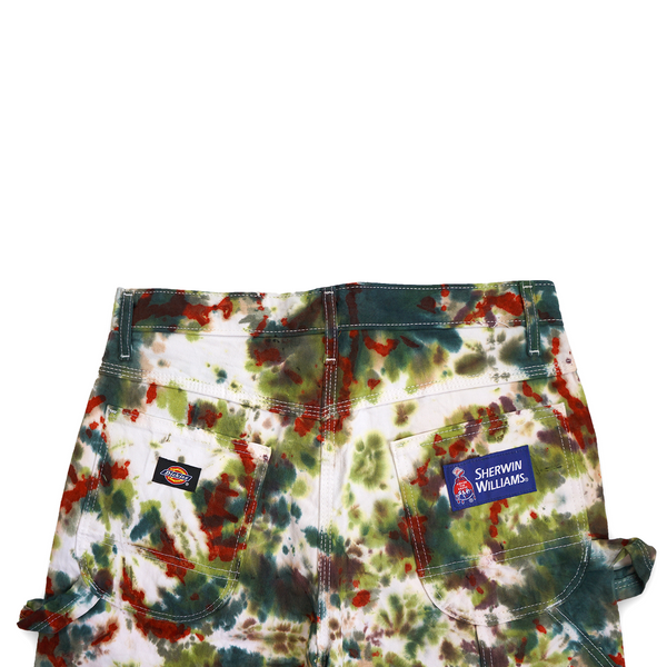 1 OF 1 RUSTY CAMO TIE DYE SHERWIN WILLIAMS PAINTERS PANTS #6