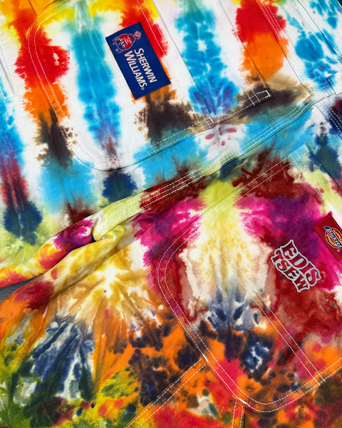 1 OF 1 TIE DYE SHERWIN WILLIAMS PAINTERS PANTS #6 (DNA)