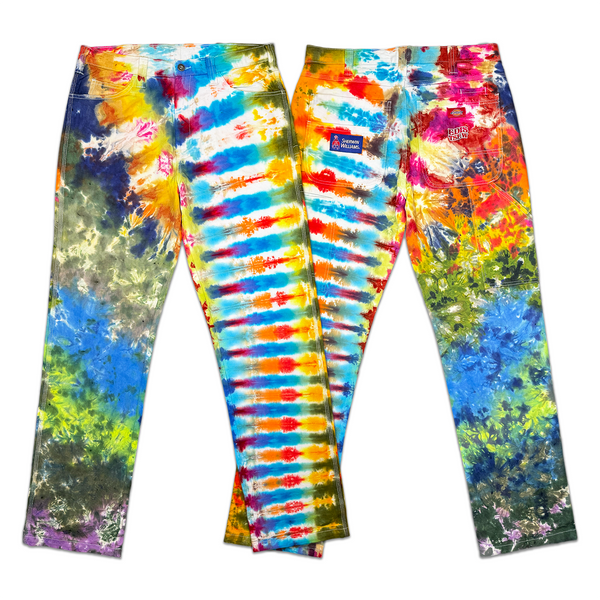 1 OF 1 TIE DYE SHERWIN WILLIAMS PAINTERS PANTS #6 (DNA)