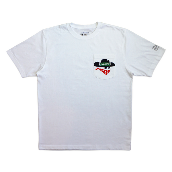 CARHARTT "HASH BANDIT" POCKET TEE (WHITE) *PRE SALE*