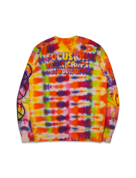 1 OF 1 //  TIE DYE CREWNECK - MEDIUM