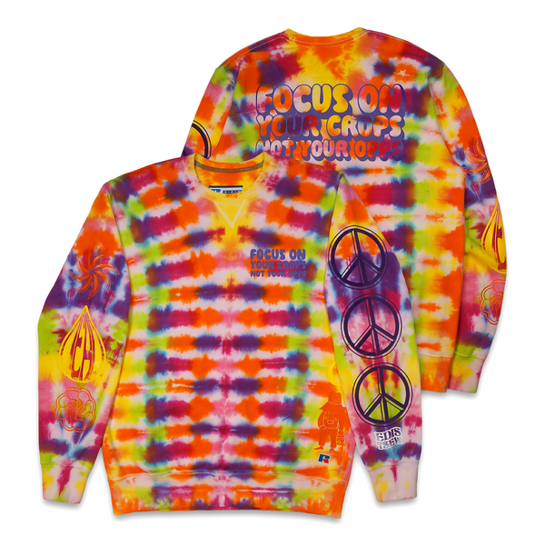 1 OF 1 //  TIE DYE CREWNECK - MEDIUM