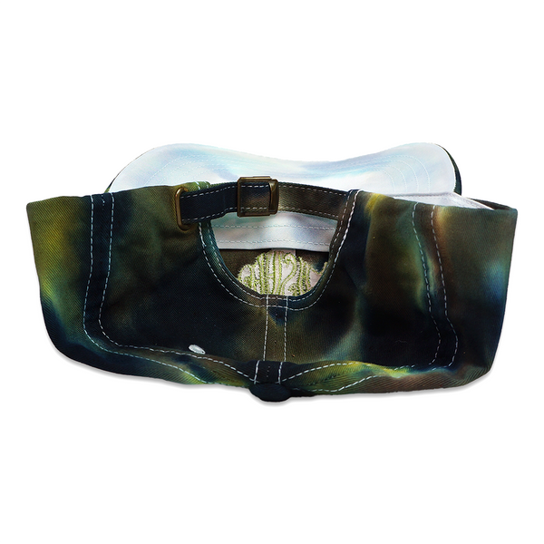 1 OF 1 "RATHER BE FISHING" TIE DYE HAT #12