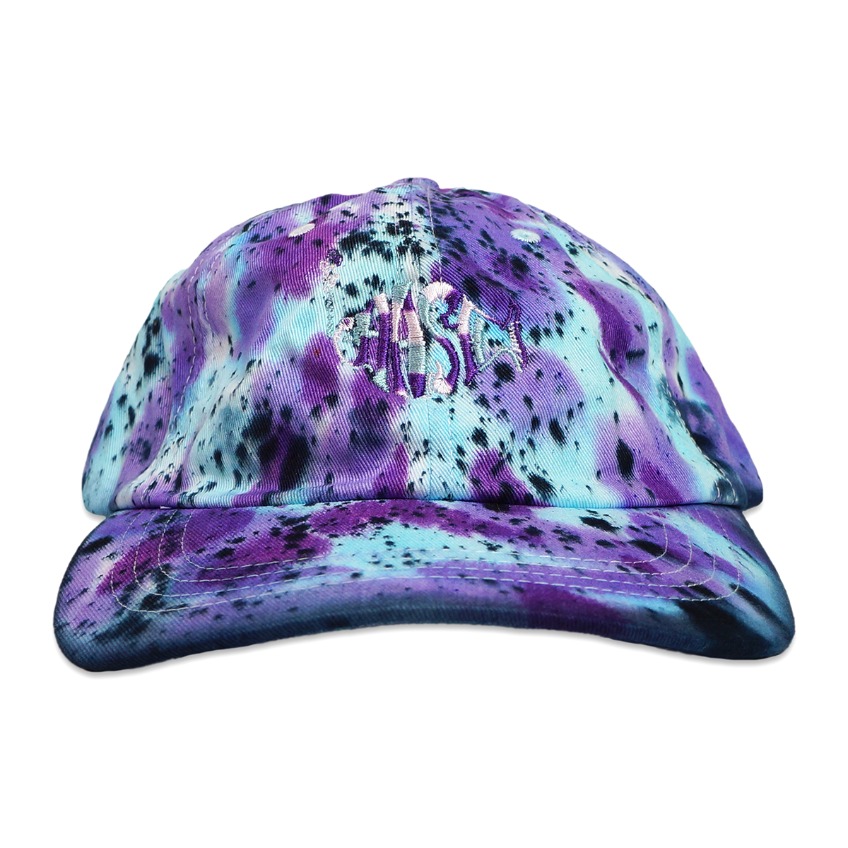 1 OF 1 "RATHER BE FISHING" TIE DYE HAT #7