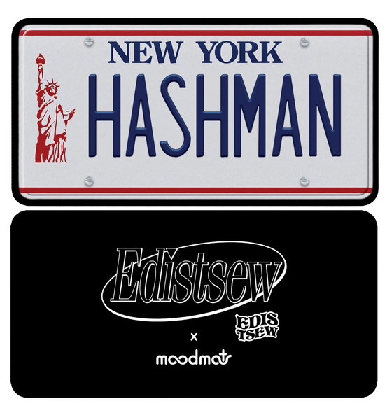 H@$HM@N LICENSE PLATE MOODMAT