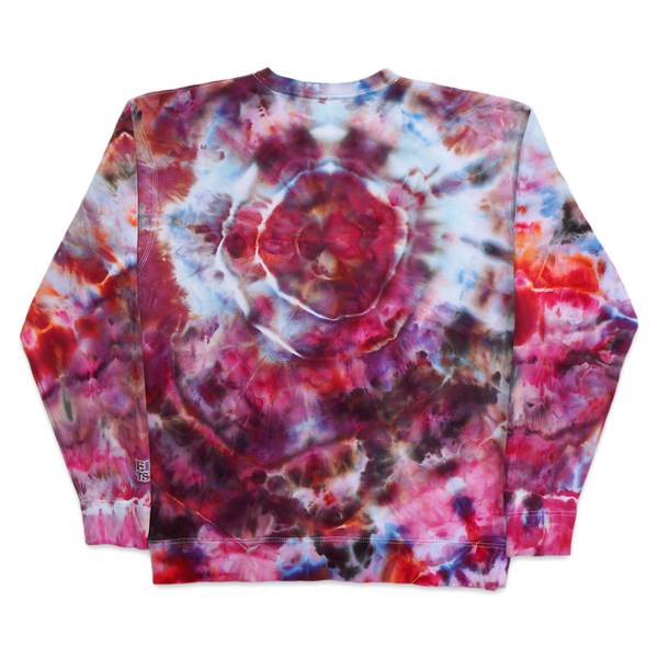 ICE DYE CREWNECK #7 - L