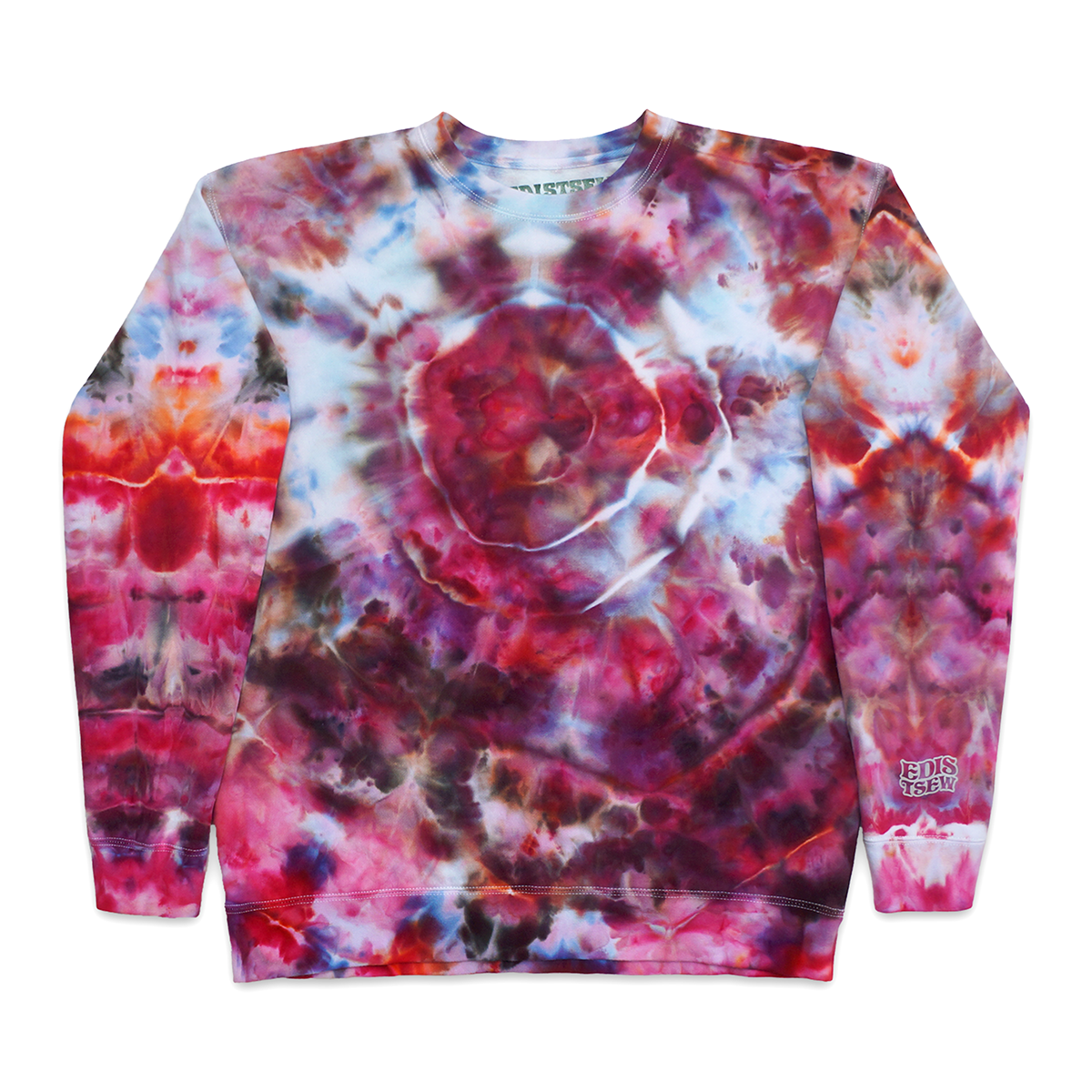 ICE DYE CREWNECK #7 - L