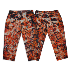 1 OF 1 TIE DYE POLO KHAKI DRESS PANTS (LAVA ROCK)