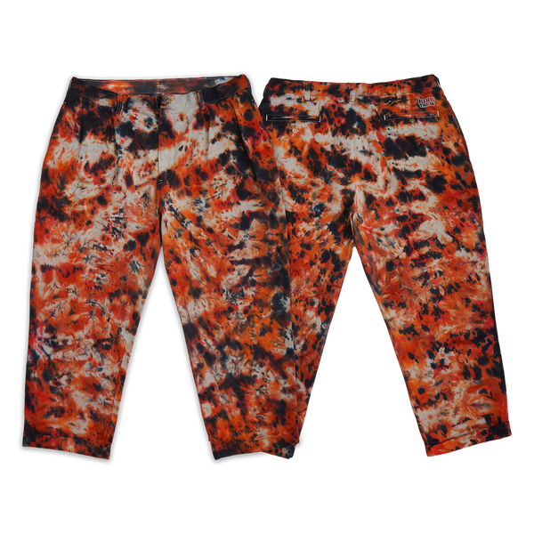 1 OF 1 TIE DYE POLO KHAKI DRESS PANTS (LAVA ROCK)