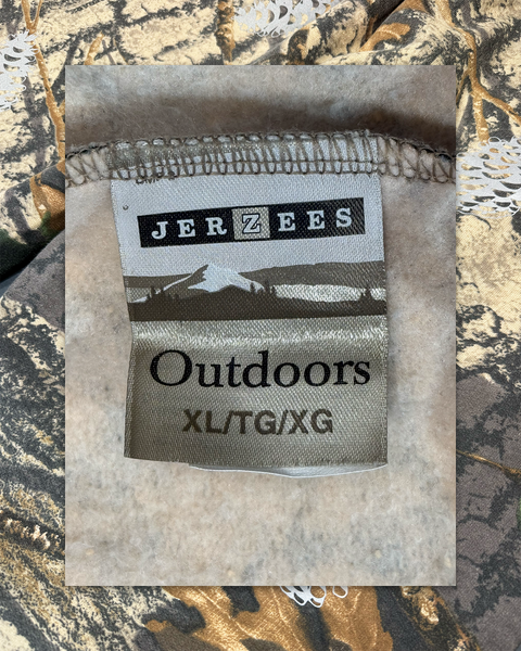 VINTAGE REFLECTIVE TRE BARK BIG WOODS CAMO "PINE CONE" SWEATPANTS