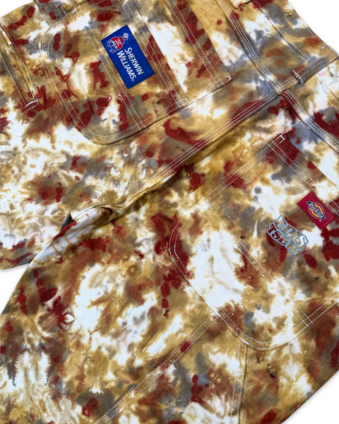 1 OF 1 TIE DYE SHERWIN WILLIAMS PAINTERS PANTS #3 (DESERT SAND)