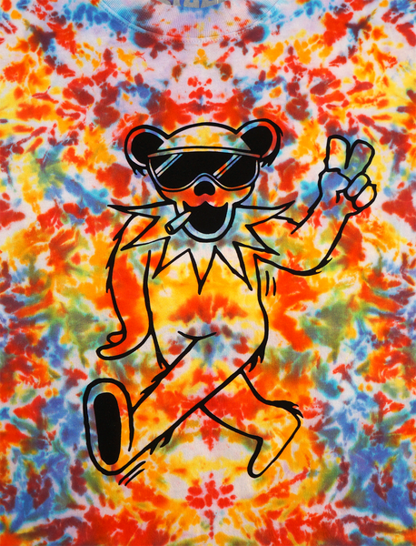 1 OF 1 "PEACE BEAR" TIE DYE SS TEE 5