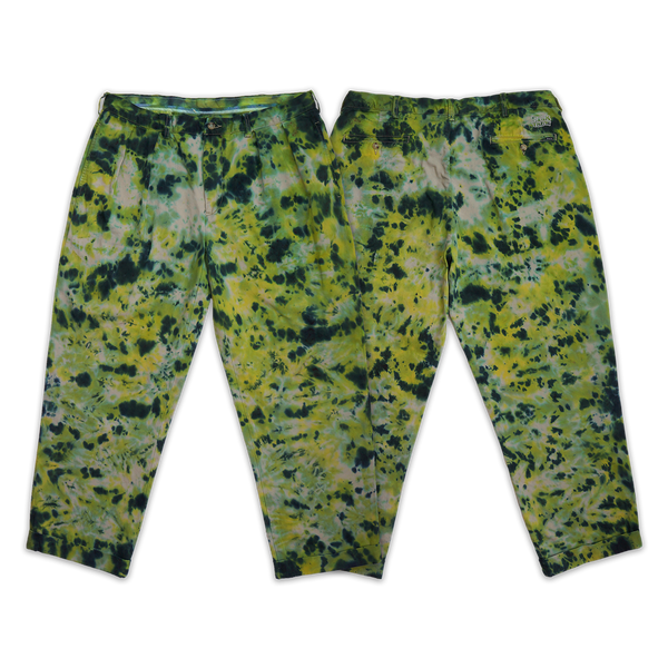 1 OF 1 TIE DYE POLO KHAKI DRESS PANTS (MOSSY SWAMP)
