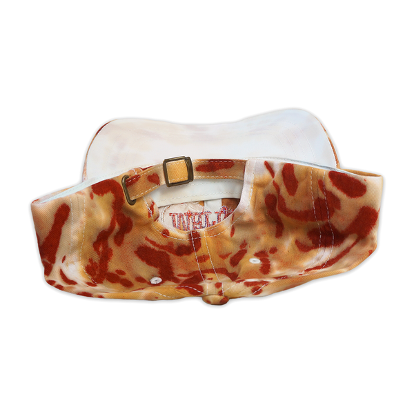 "MARI" TIE DYE HAT (PURPLE & RED)