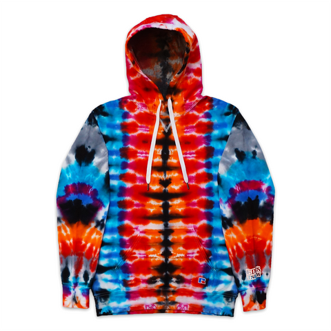 1 OF 1  “VOLCANO” TIE DYE HOODIE
