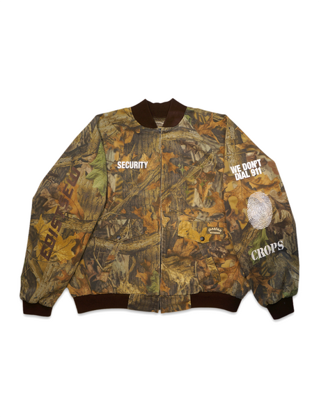 1 OF 1 VINTAGE ADVANTAGE TIMBER CAMO "FARM SECURITY" HUNTING JACKET