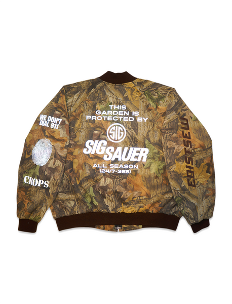 1 OF 1 VINTAGE ADVANTAGE TIMBER CAMO "FARM SECURITY" HUNTING JACKET