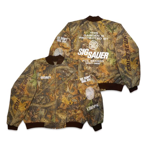 1 OF 1 VINTAGE ADVANTAGE TIMBER CAMO "FARM SECURITY" HUNTING JACKET