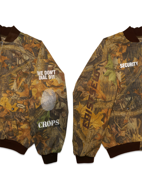 1 OF 1 VINTAGE ADVANTAGE TIMBER CAMO "FARM SECURITY" HUNTING JACKET