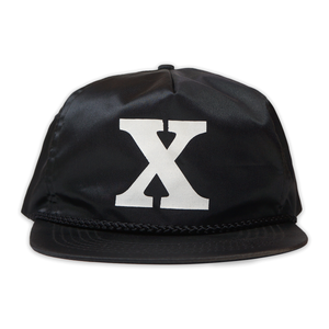 VINTAGE DS "MALCOM X" SATIN CAP (BLACK)