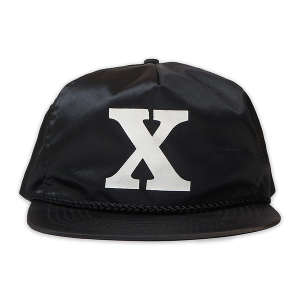 VINTAGE DS "MALCOM X" SATIN CAP (BLACK)