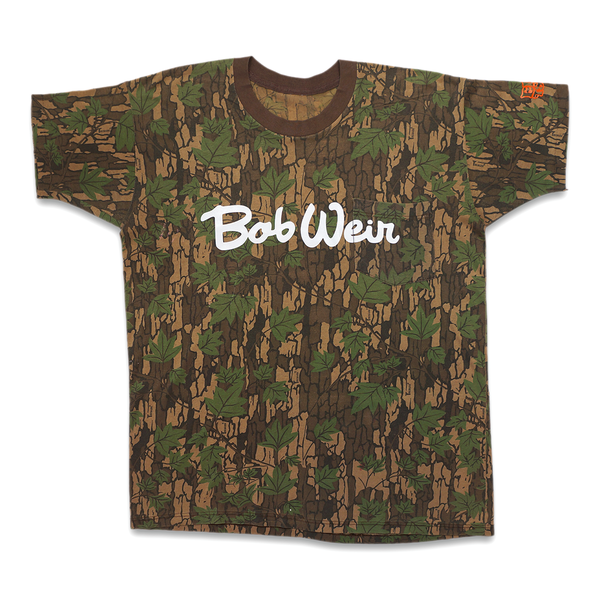 1 OF 1 UPCYCLED VINTAGE TREBARK CAMO "Bob Weir" POCKET TEE